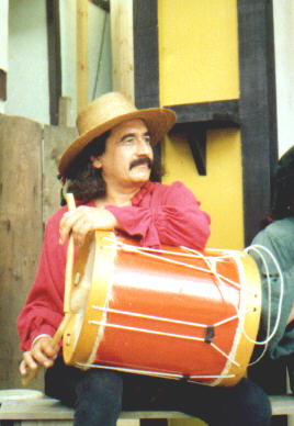 It's a big drum but someone has to play it!